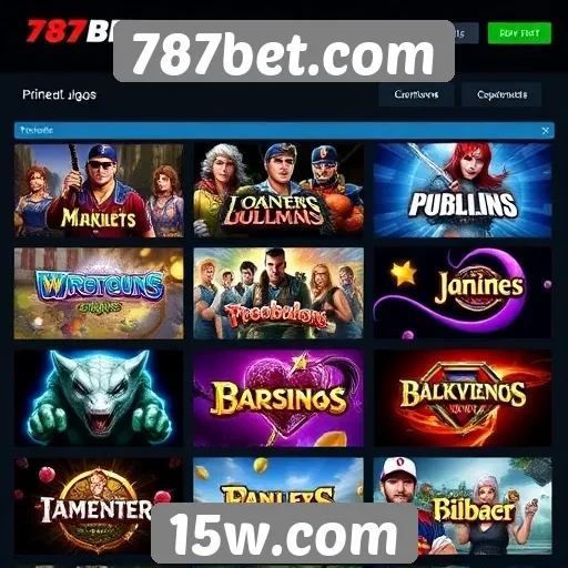 Principais jogos disponíveis na plataforma 787bet